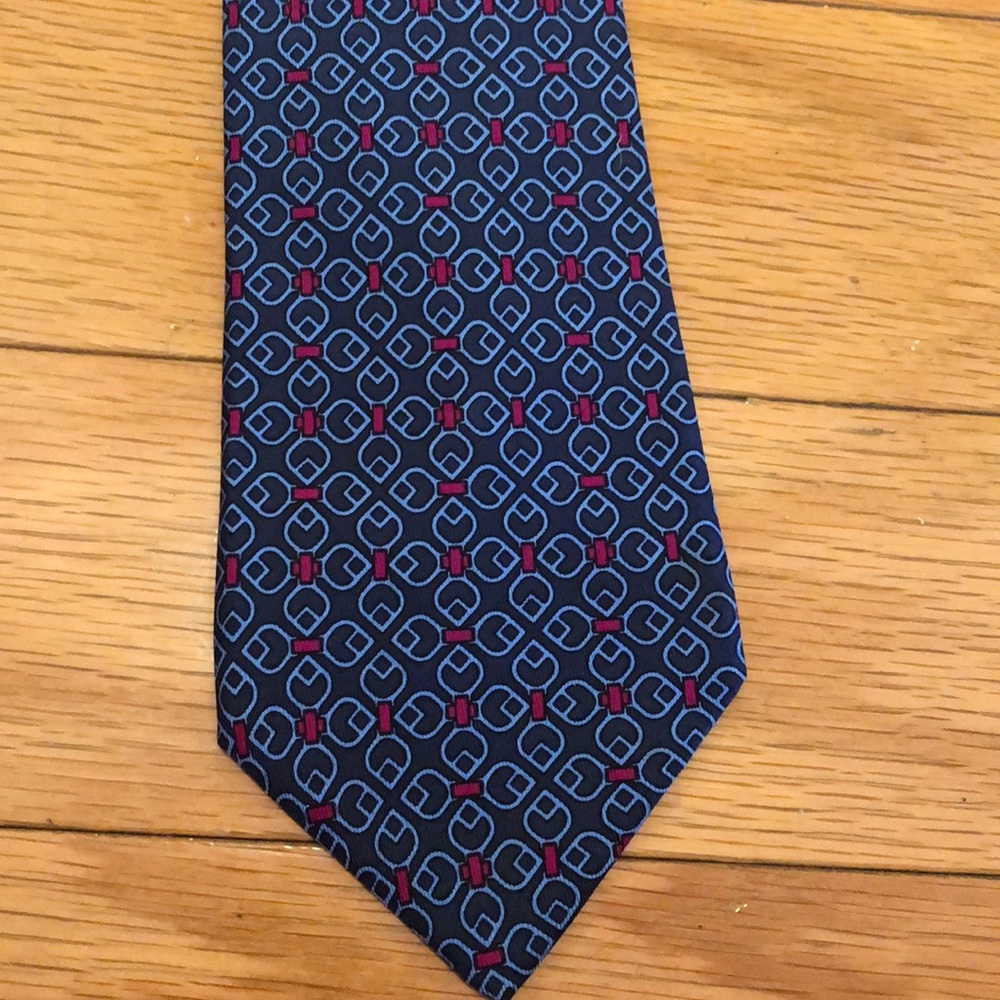 HERMÈS Blue Tie